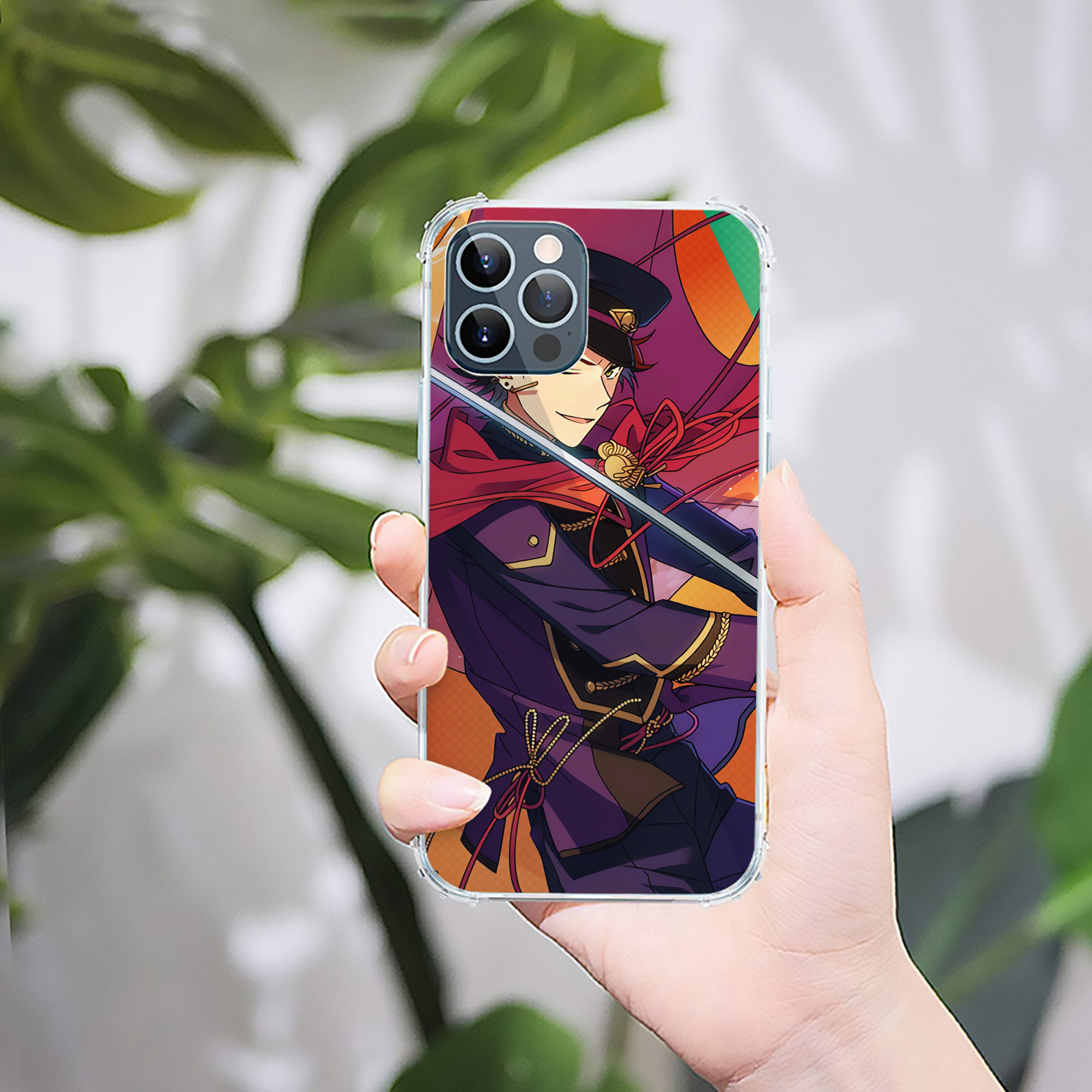 （画像用） あんさんぶるスターズ! Ensemble Stars 【iPhone 12シリーズ対応】透明スマホケース（クリアソフトケース）